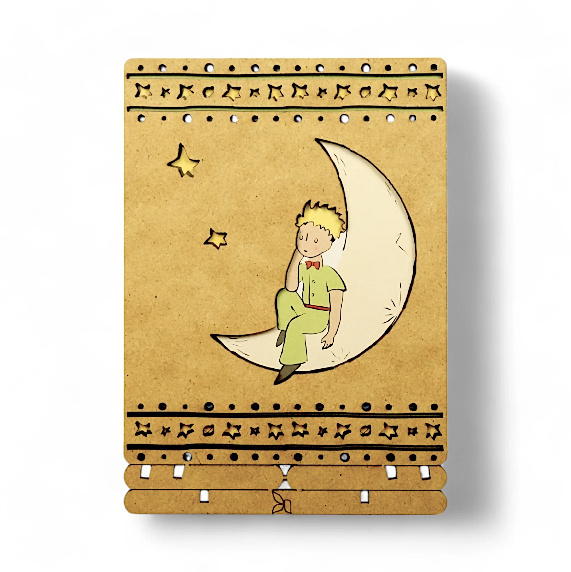 KOMONI - LE PETIT PRINCE ON THE MOON POP-UP ART