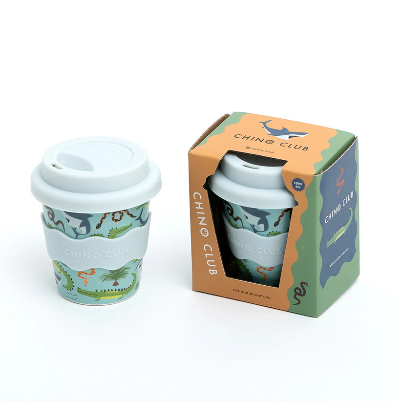 CHINO CLUB - BAMBOO BABY CHINO CUP | 4 OZ | DEADLY ANIMALS