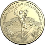 ROYAL AUSTRALIAN MINT - CENTENARY OF ROYAL AUSTRALIAN CORPS OF SIGNALS | 2025 $1 UNCIRCULATED COIN
