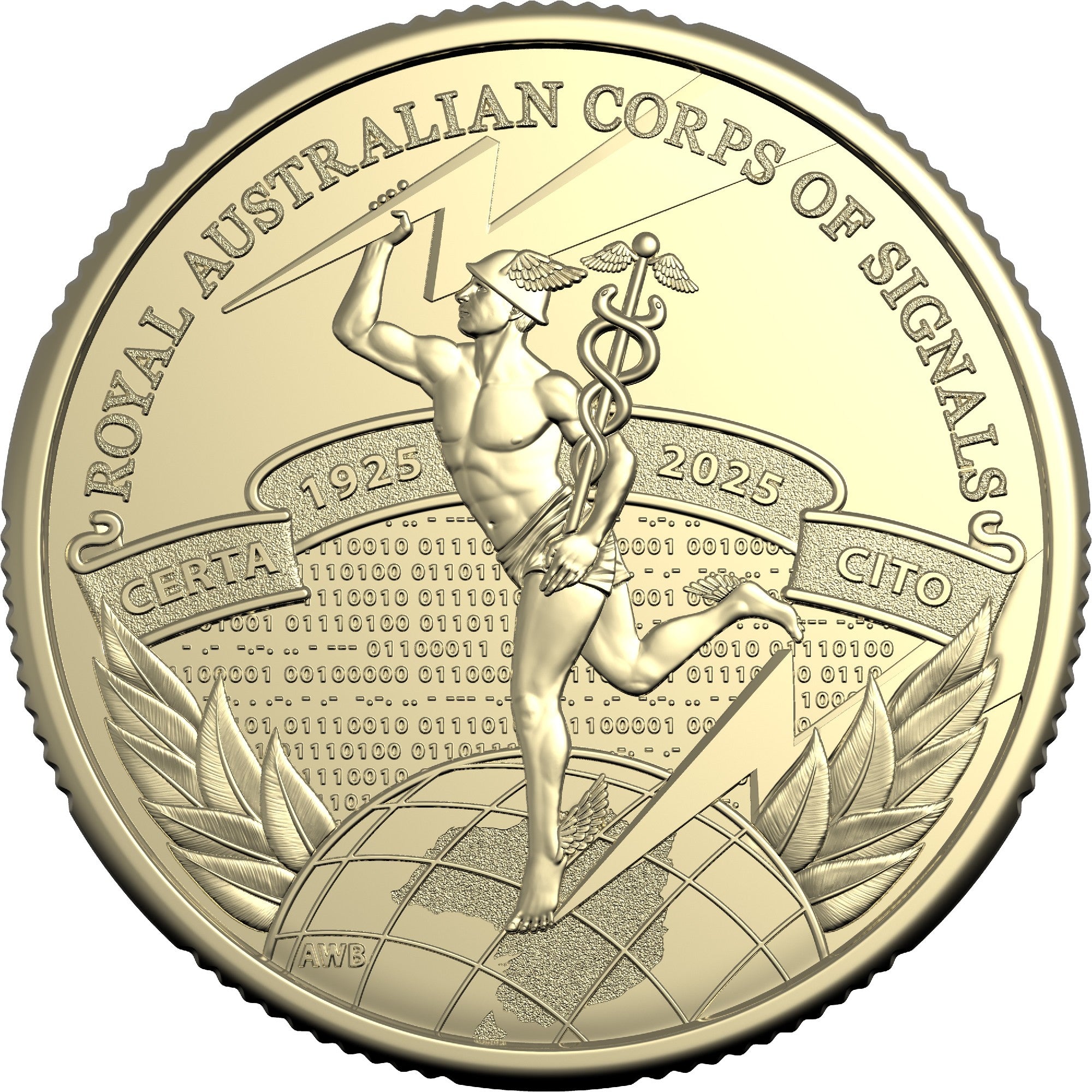 ROYAL AUSTRALIAN MINT - CENTENARY OF ROYAL AUSTRALIAN CORPS OF SIGNALS | 2025 $1 UNCIRCULATED COIN