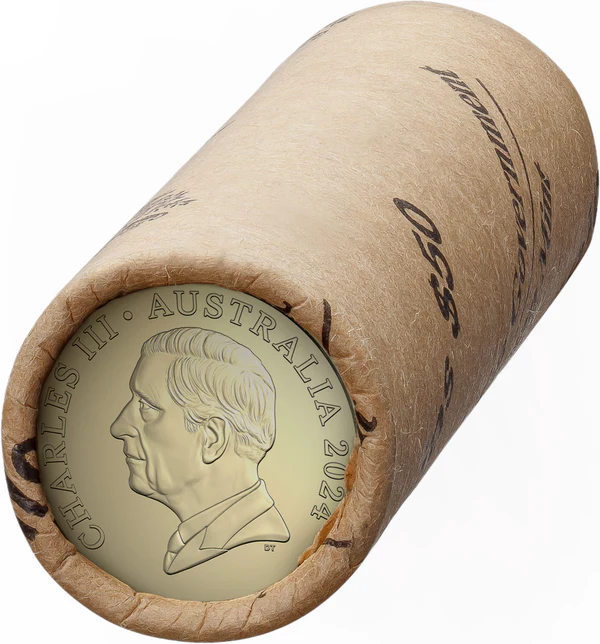 ROYAL AUSTRALIAN MINT - COIN ROLLED | 2024 $2 KING CHARLES III NON-PREMIUM