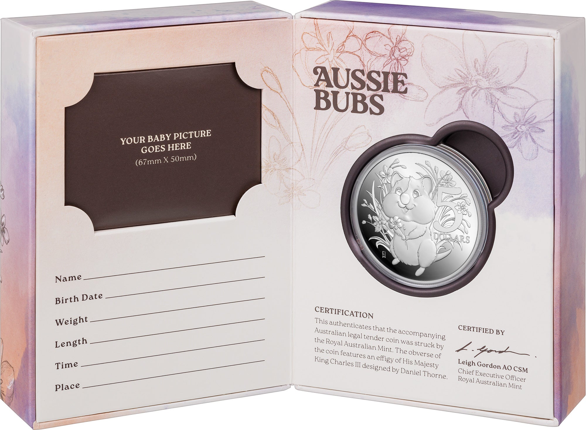 ROYAL AUSTRALIAN MINT - 2025 $5 1 OZ FINE SILVER PROOF COIN | AUSSIE BUBS