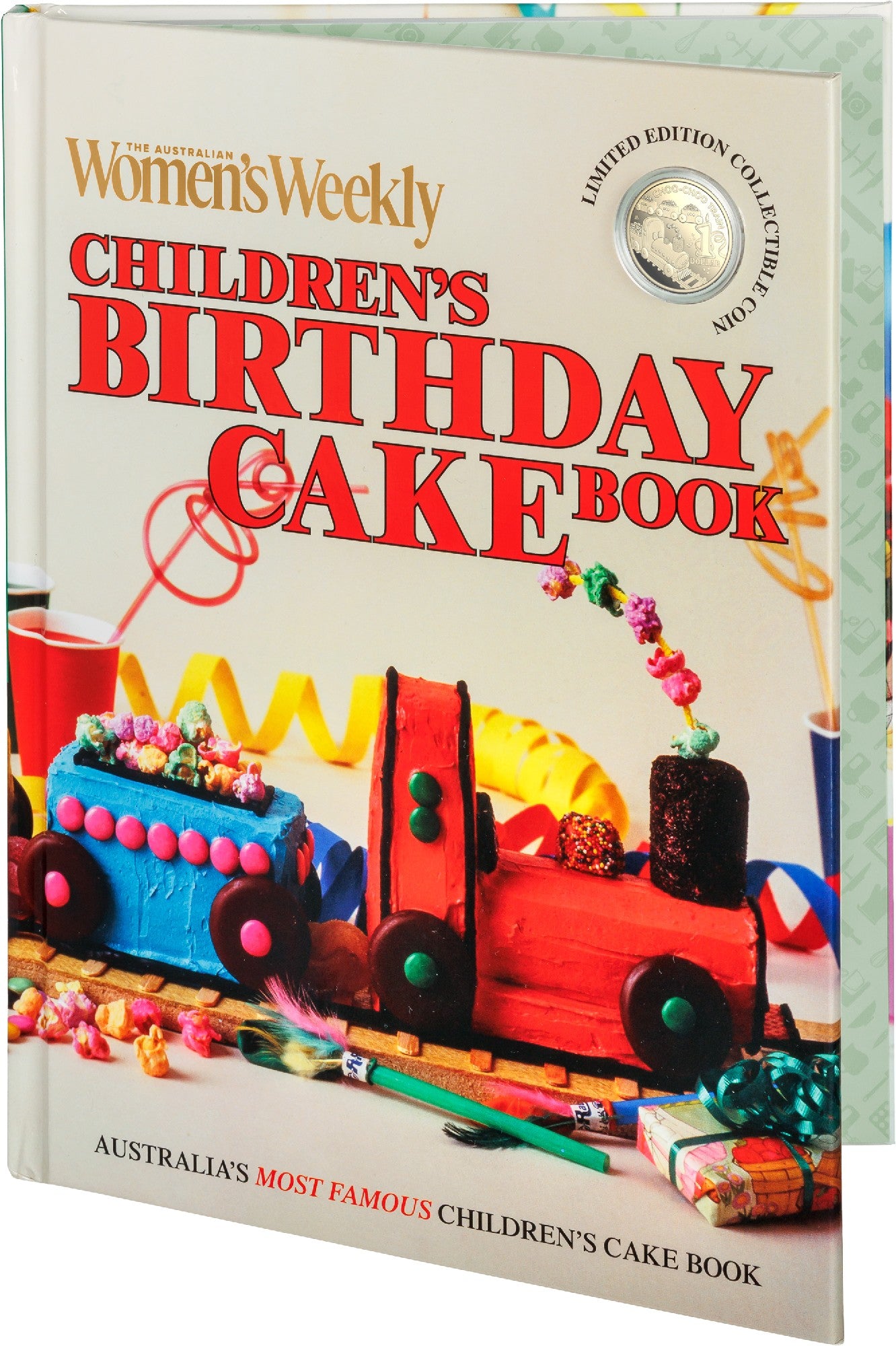 ROYAL AUSTRALIAN MINT - AWW CHILDREN'S BIRTHDAY COOKBOOK | 2025 $1 CHOO CHOO TRAIN PROOF COIN AND BOOK