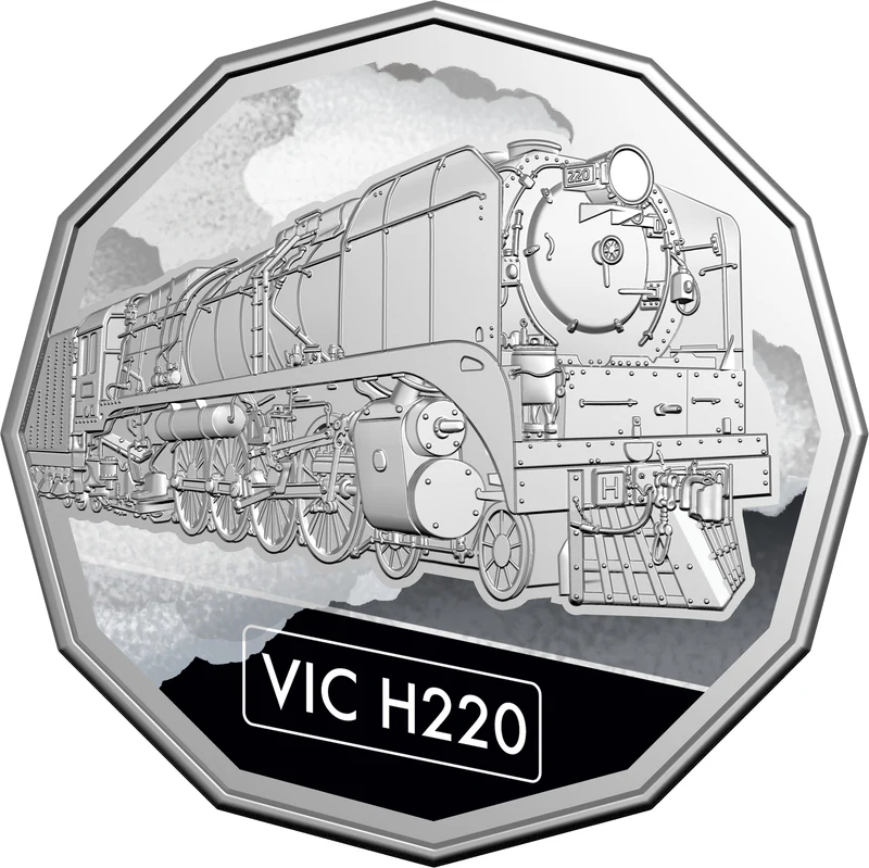 ROYAL AUSTRALIAN MINT - STEAM GIANTS 2025 50C UNCIRCULATED SEVEN-COIN COLLECTION