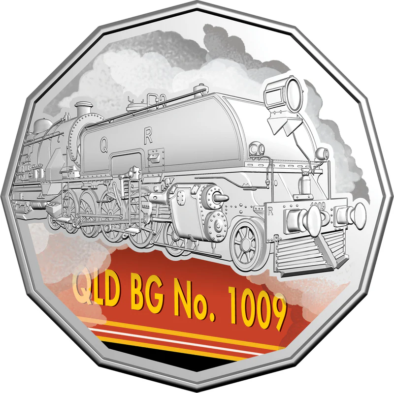 ROYAL AUSTRALIAN MINT - STEAM GIANTS 2025 50C UNCIRCULATED SEVEN-COIN COLLECTION