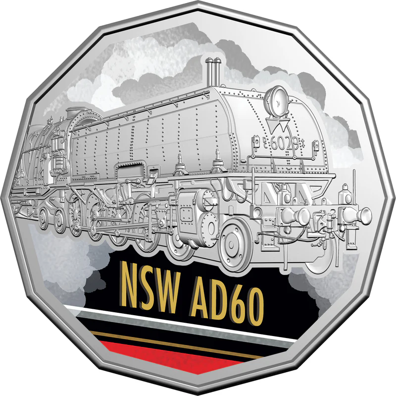 ROYAL AUSTRALIAN MINT - STEAM GIANTS 2025 50C UNCIRCULATED SEVEN-COIN COLLECTION