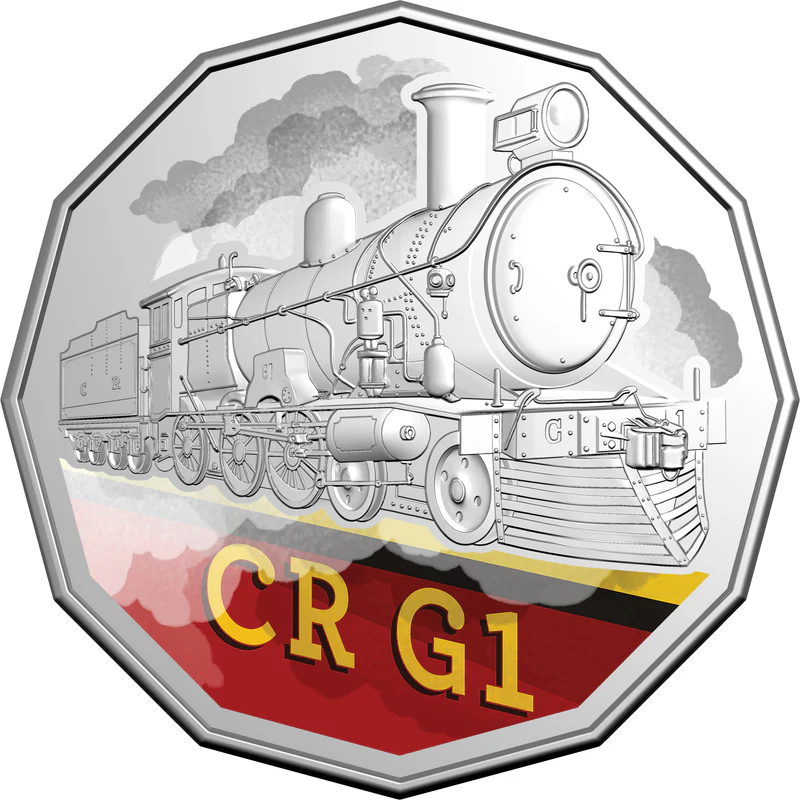 ROYAL AUSTRALIAN MINT - STEAM GIANTS 2025 50C UNCIRCULATED SEVEN-COIN COLLECTION