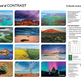 ARTIQUE - 2026 WALL CALENDAR | LAND OF CONTRAST