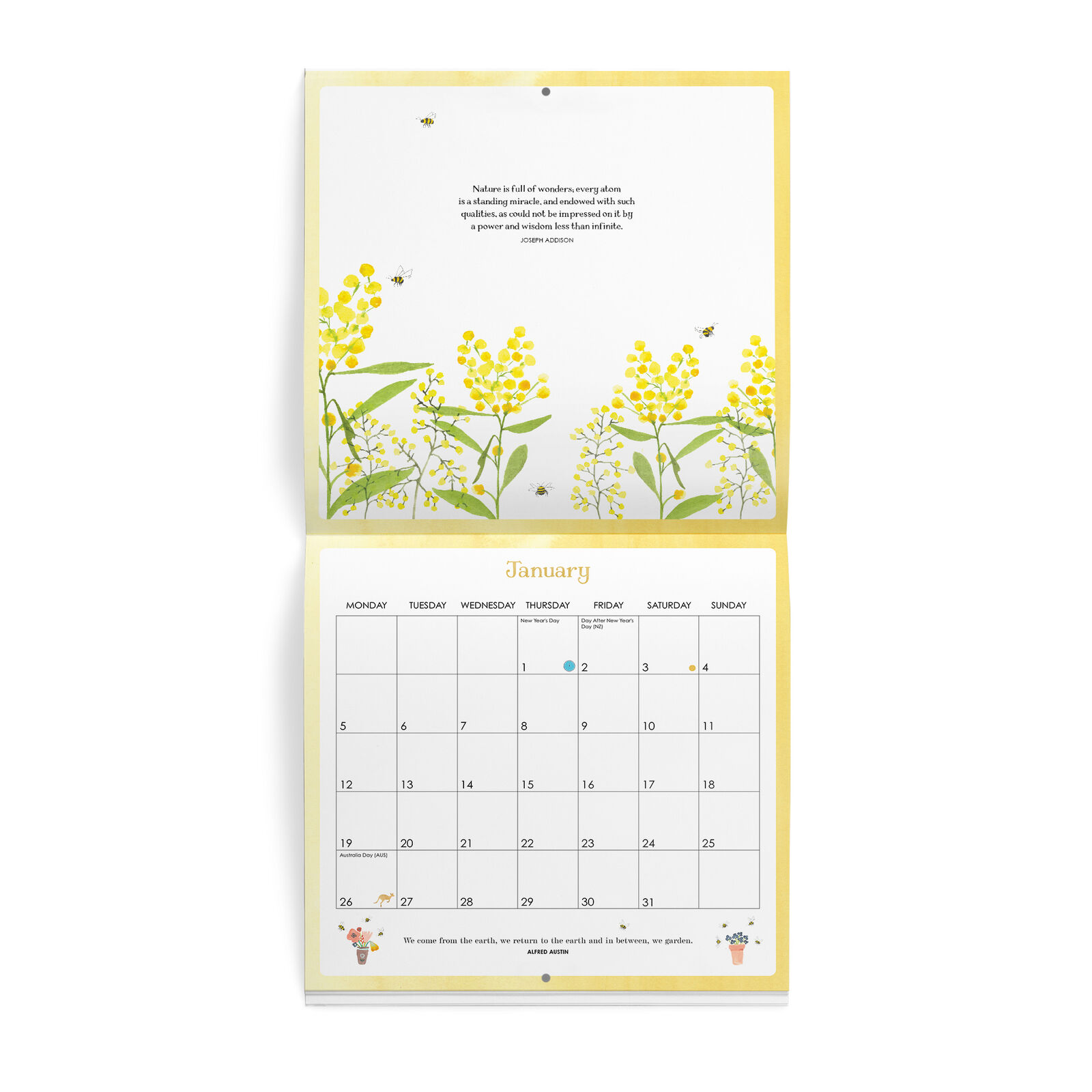 AFFIRMATIONS - 2026 BEE WALL CALENDAR