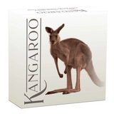 THE PERTH MINT - AUSTRALIAN KANGAROO 2025 1OZ SILVER PROOF COLOURED HIGH RELIEF COIN