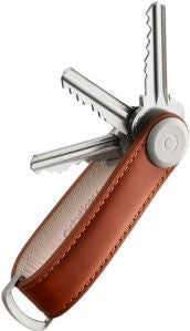ORBITKEY - KEY ORGANISER | LEATHER | COGNAC WITH TAN STITCHING