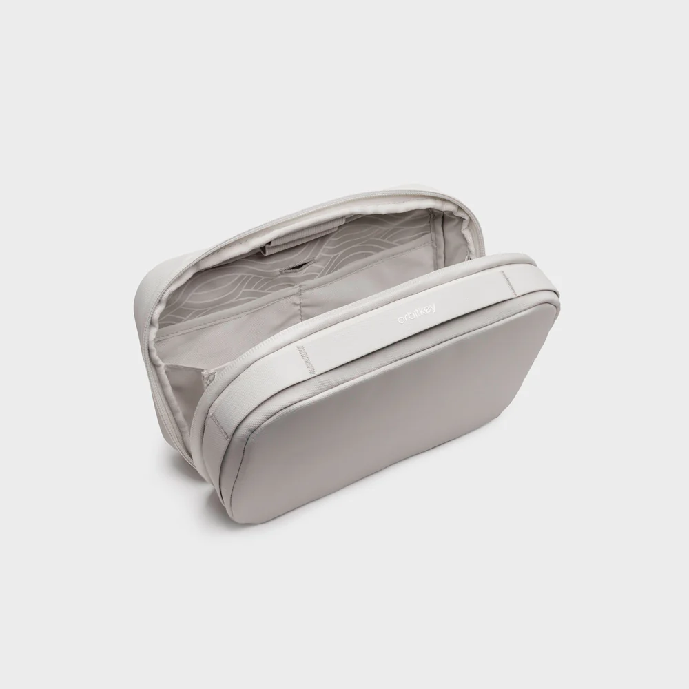 ORBITKEY - KONMARI | ORBITKEY 2-IN-1 TECH POUCH | STONE