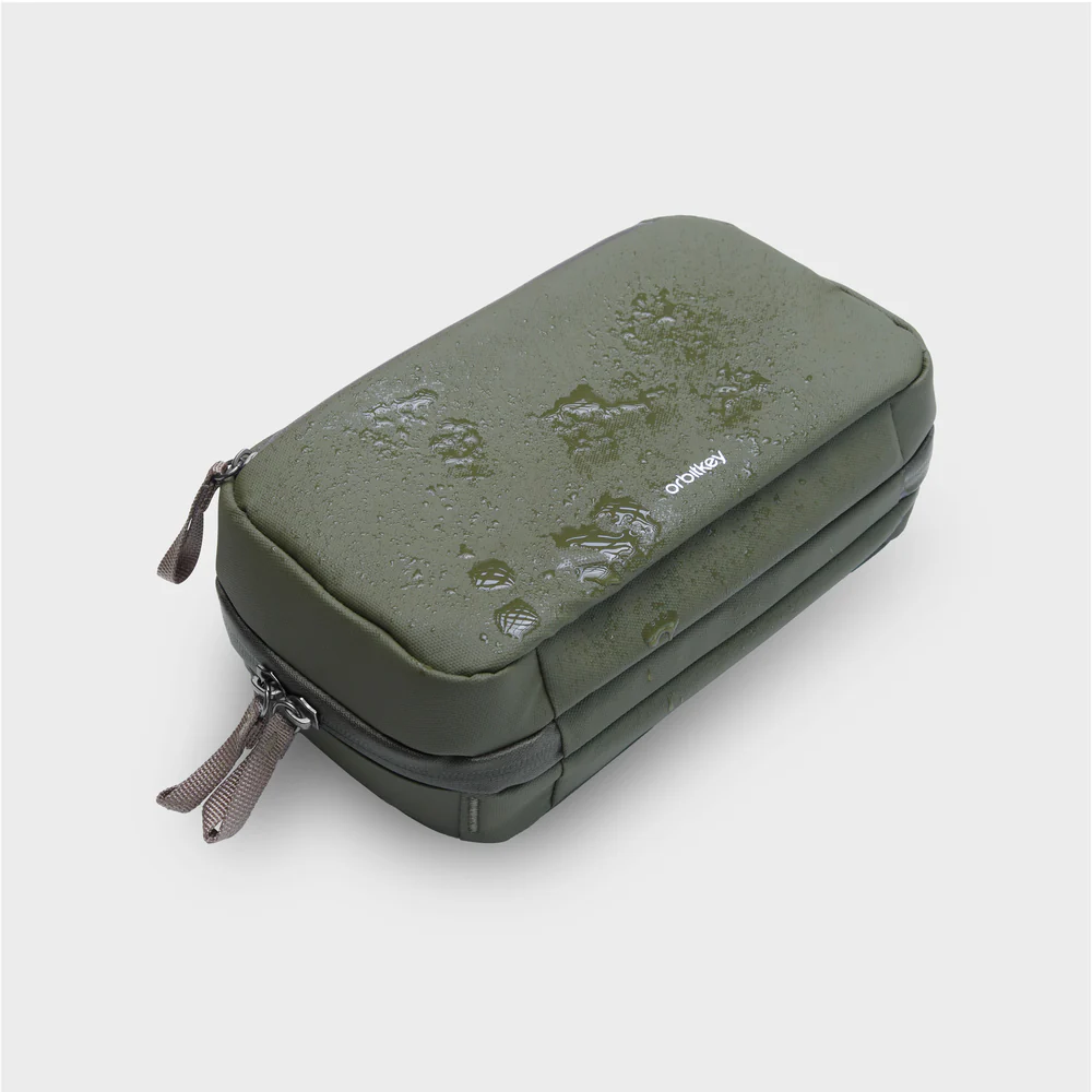 ORBITKEY - 2-IN-1 TECH POUCH | OLIVE