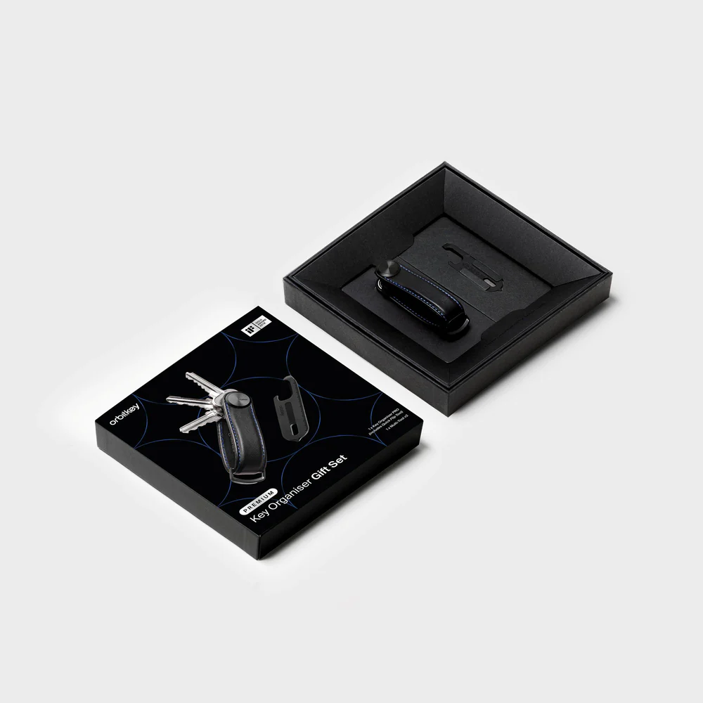ORBITKEY - KEY ORGANISER PRO + MULTI-TOOL V2 SET | BLACKOUT
