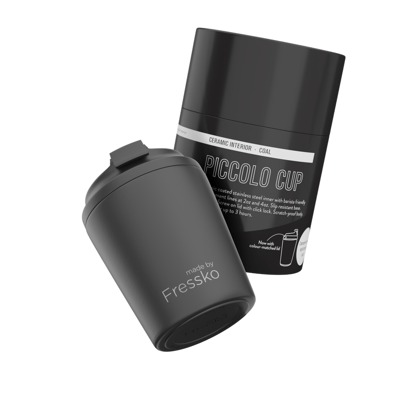 MADE BY FRESSKO - PICCOLO CUP | CERAMIC | 4OZ | COAL