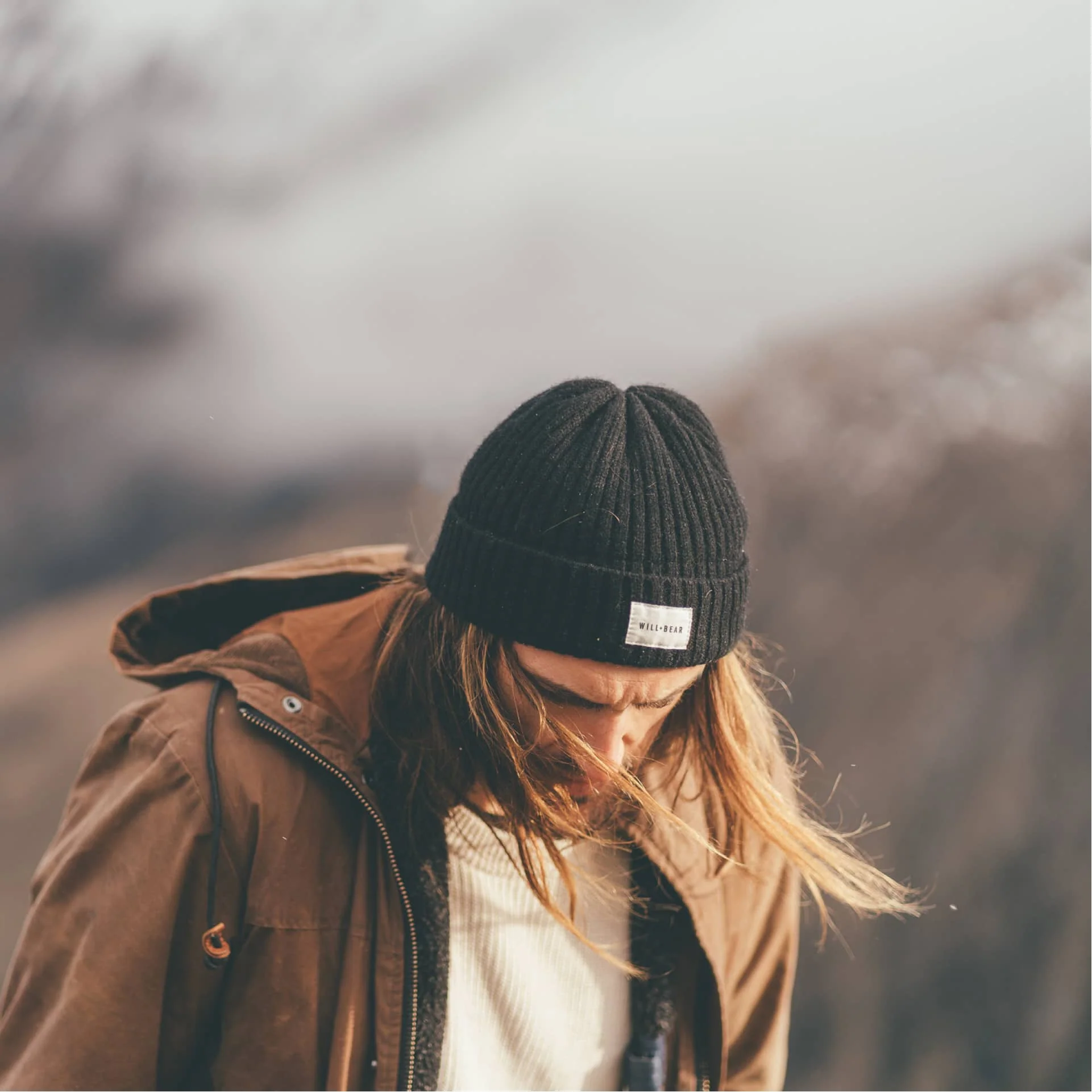 WILL + BEAR - LEVI BLACK | AUS WOOL BEANIE