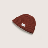WILL + BEAR - LEVI COPPER | BURNT RED WOOL BEANIE