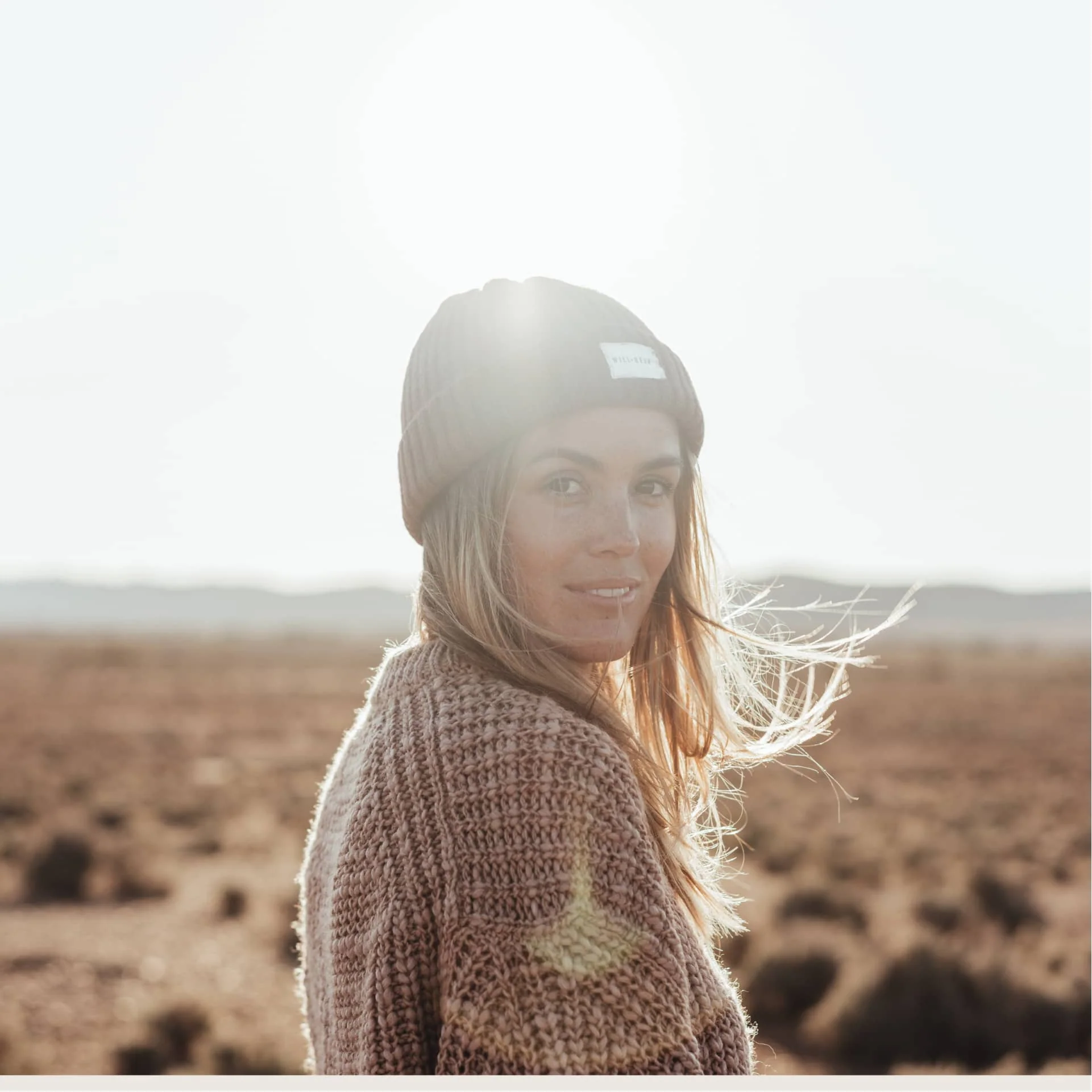 WILL + BEAR - LEVI COPPER | BURNT RED WOOL BEANIE