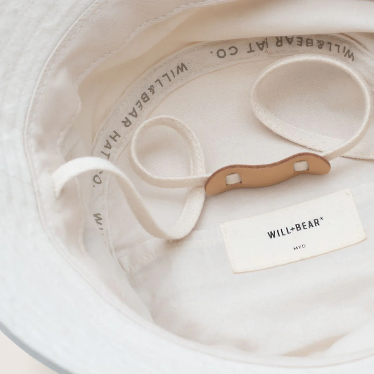 WILL + BEAR - BILLIE BONE | REMOVABLE STRING BUCKET HAT | MEDIUM