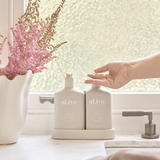 AL.IVE BODY - THE RETREAT COLLECTION | WASH & LOTION DUO + HAND CREAM GIFT SET | SEA COTTON & COCONUT