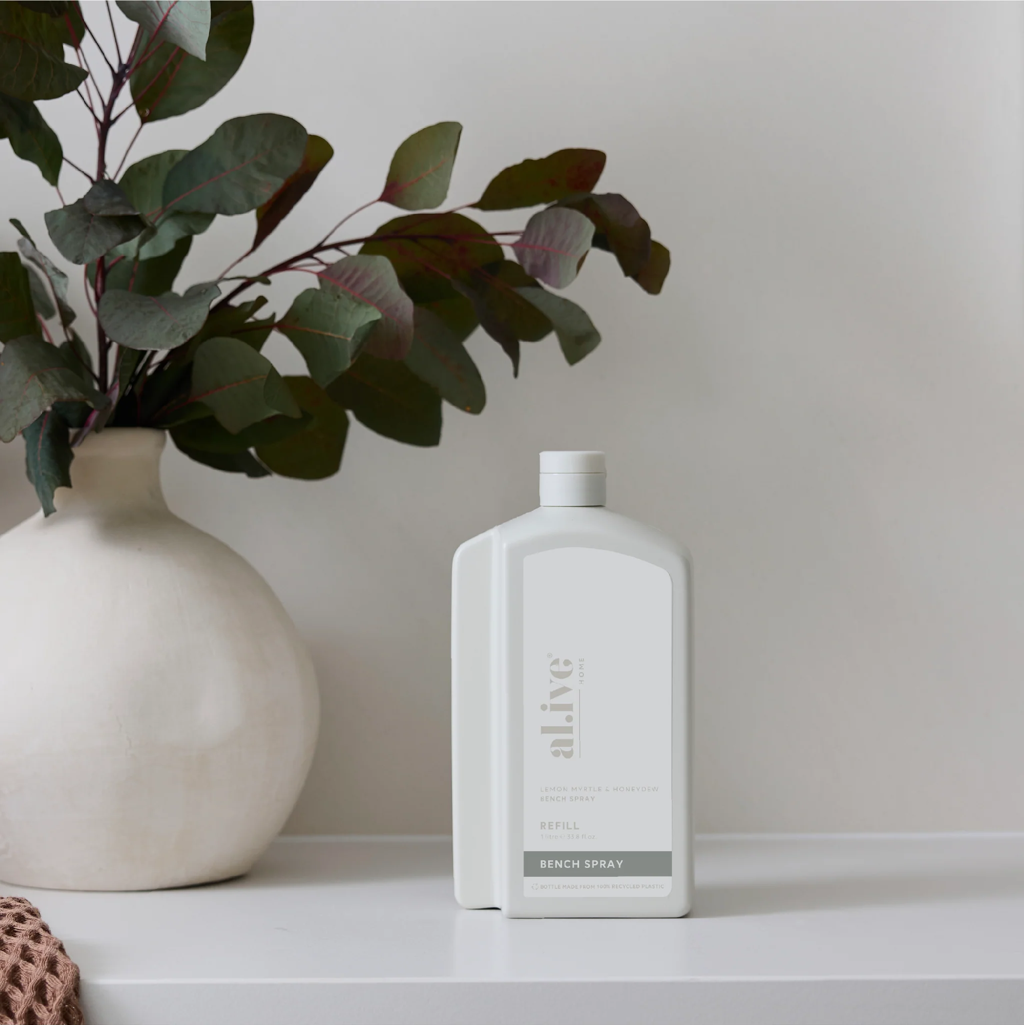 AL.IVE BODY - 1L BENCH SPRAY REFILL - LEMON MYRTLE & HONEYDEW