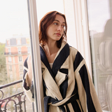 HOMMEY - ROBE | VANILLA BEAN STRIPES | S/M