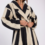 HOMMEY - ROBE | VANILLA BEAN STRIPES | S/M