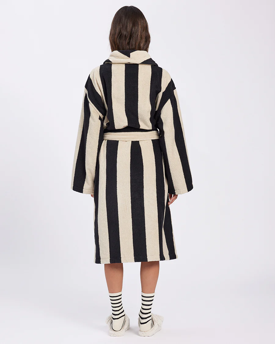 HOMMEY - ROBE | VANILLA BEAN STRIPES | S/M