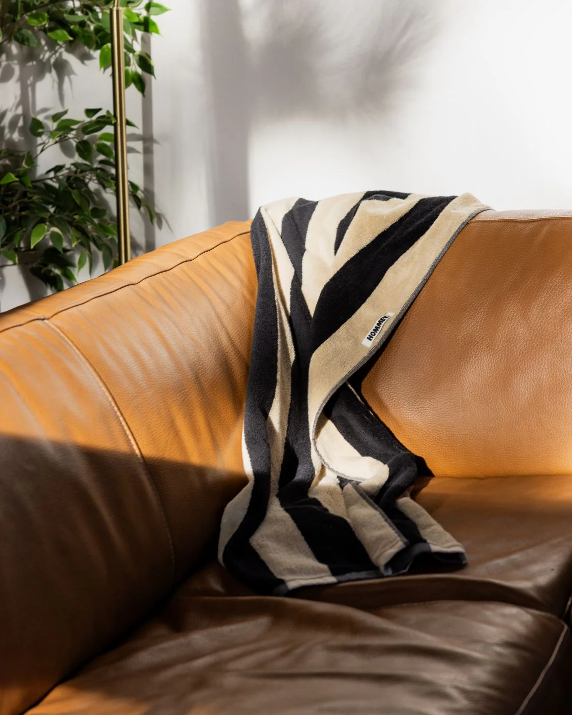 HOMMEY - BEACH TOWEL | VANILLA BEAN STRIPES