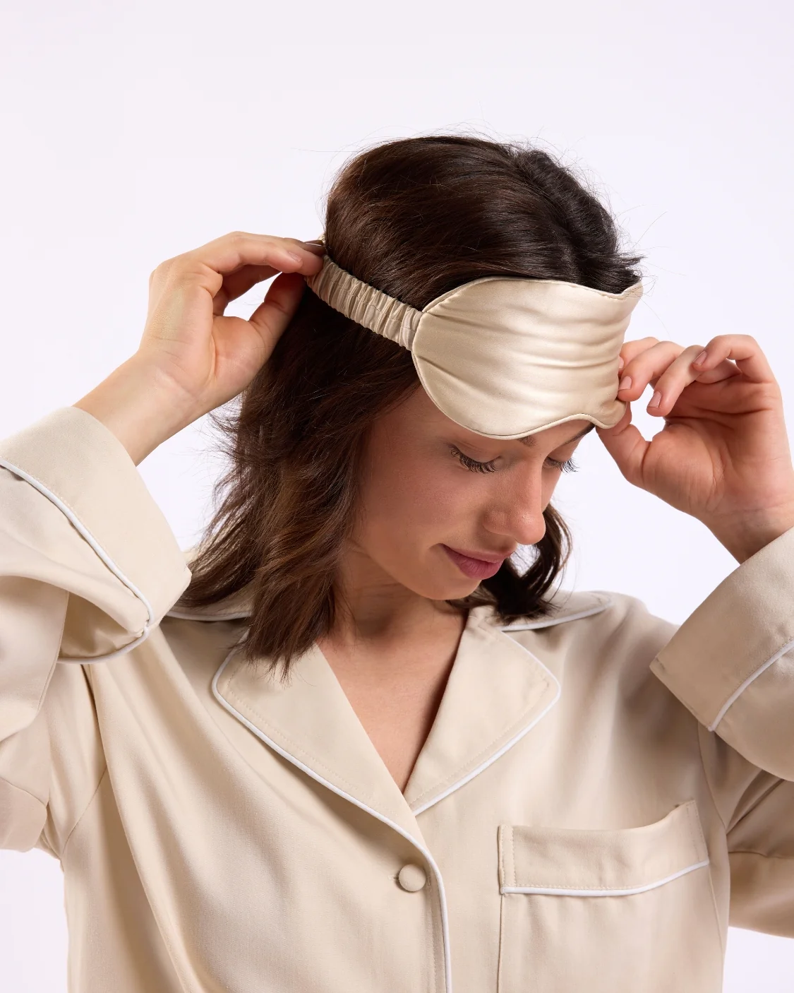 HOMMEY - SILK EYEMASK | COCONUT
