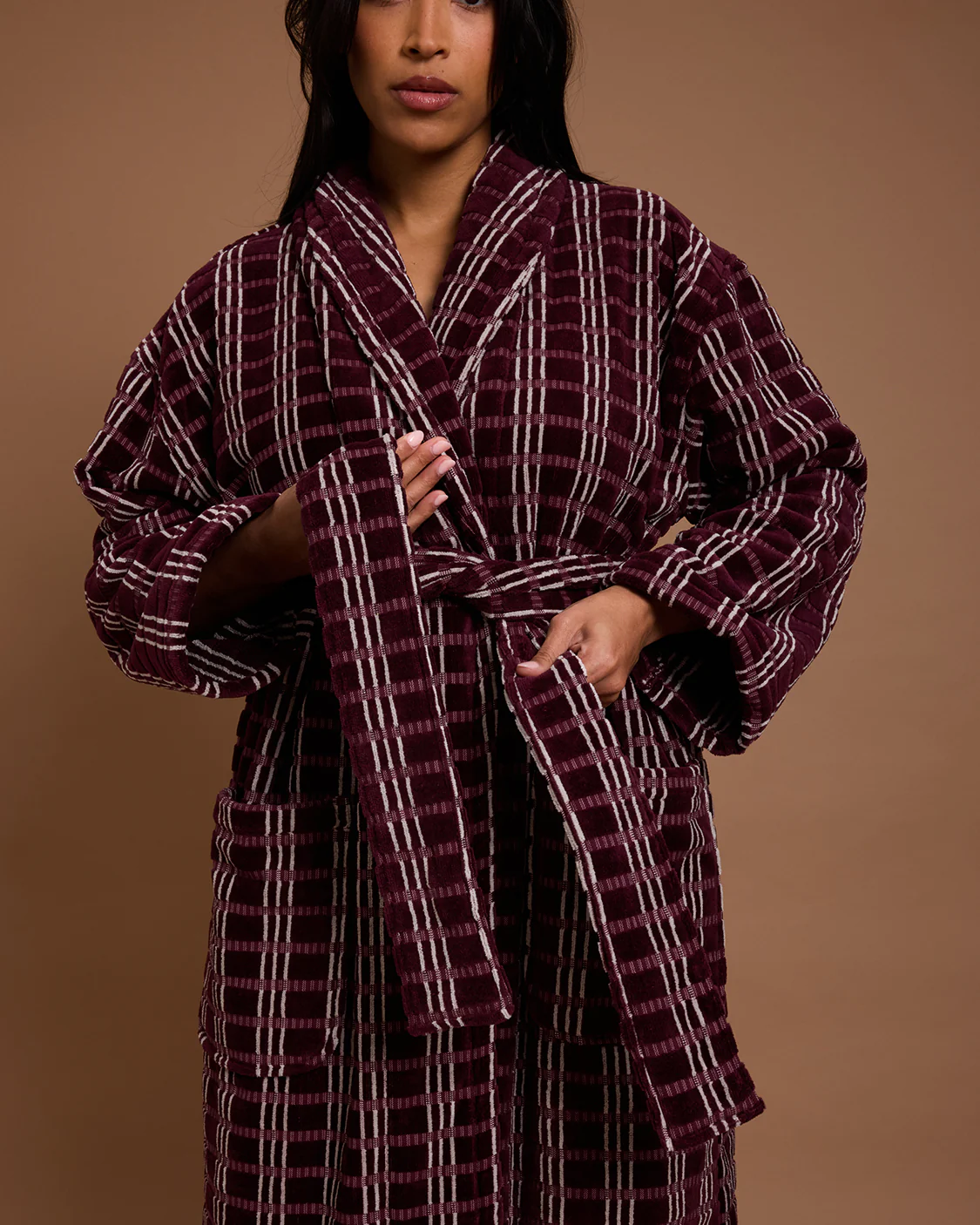 HOMMEY - ROBE | BLACKBERRY | L/XL