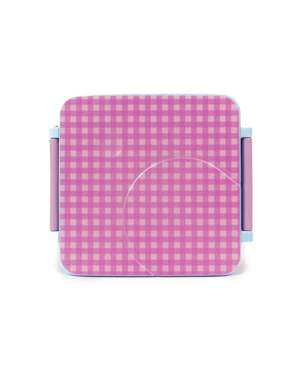 THE SOMEWHERE CO - MINI BENTO LUNCH | LILAC GINGHAM