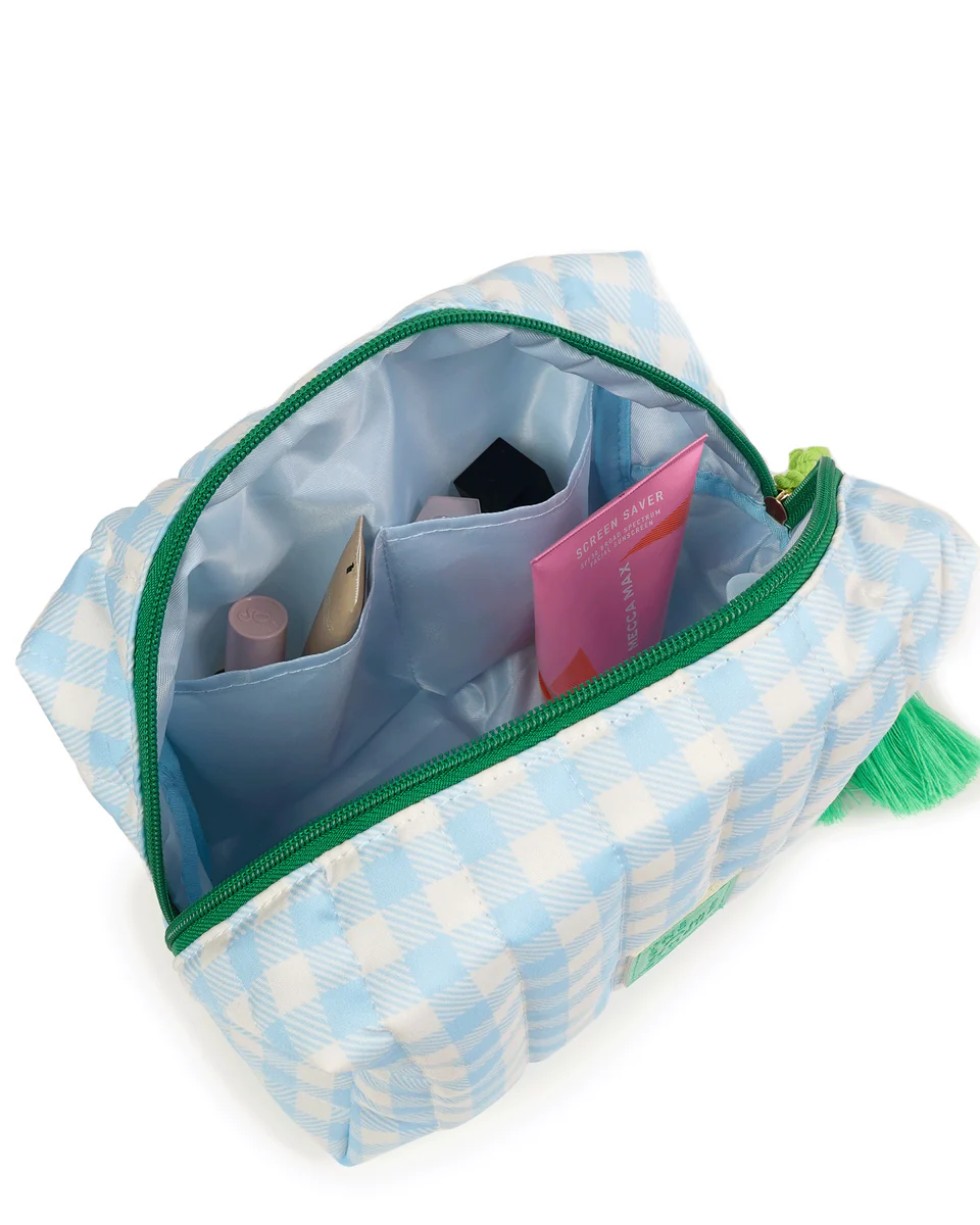 THE SOMEWHERE CO - COSMETIC CASE | BLUEBERRY