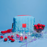 THE SOMEWHERE CO - COSMETIC CASE | BLUE VELVET