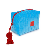 THE SOMEWHERE CO - COSMETIC CASE | BLUE VELVET