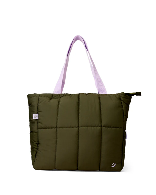 THE SOMEWHERE CO - MARSHMALLOW LARGE TOTE | DUBIN