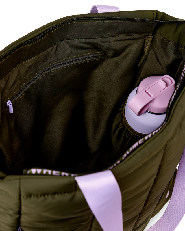 THE SOMEWHERE CO - MARSHMALLOW LARGE TOTE | DUBIN