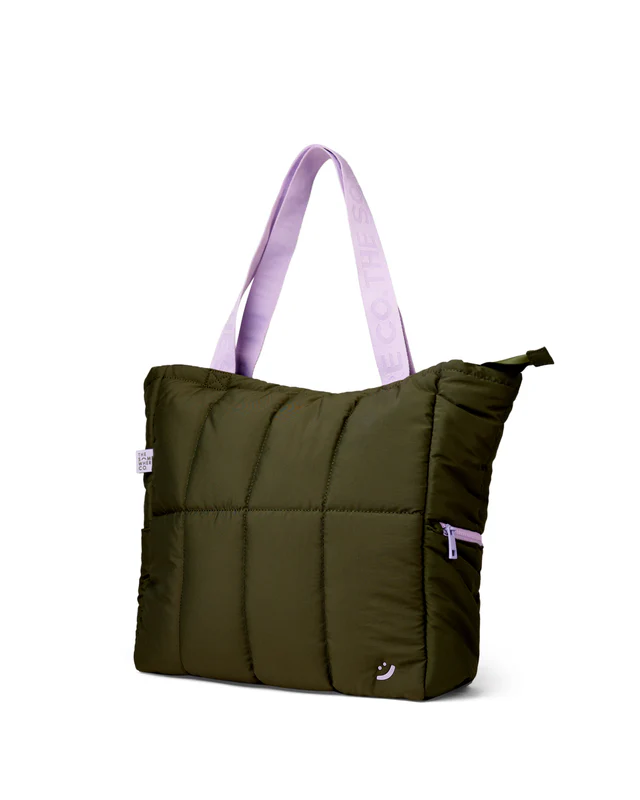 THE SOMEWHERE CO - MARSHMALLOW LARGE TOTE | DUBIN