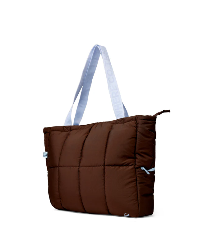 THE SOMEWHERE CO - MARSHMALLOW LARGE TOTE | BOSTON