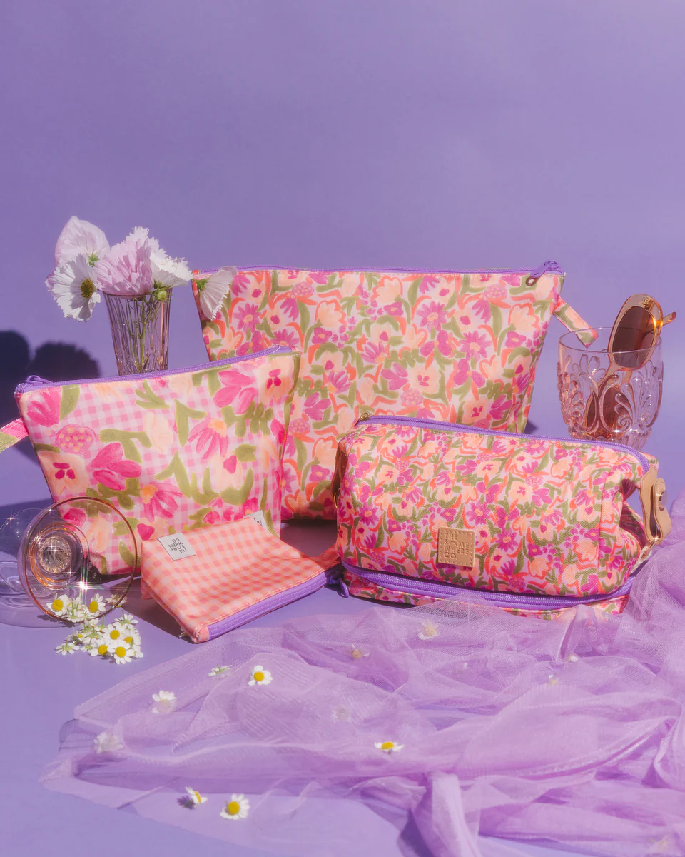 THE SOMEWHERE CO - HANDY POUCH TRIO | PETAL PARTY