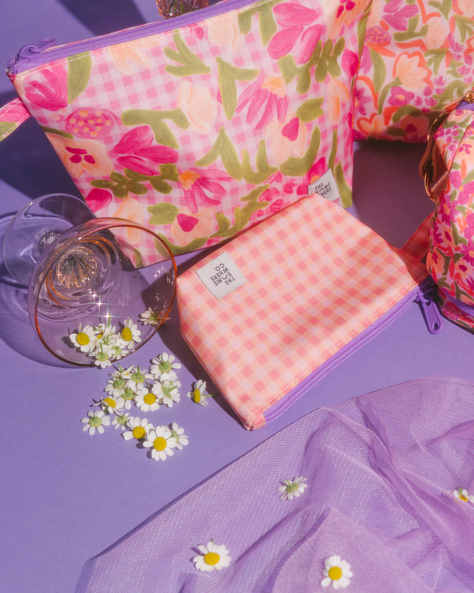THE SOMEWHERE CO - HANDY POUCH TRIO | PETAL PARTY