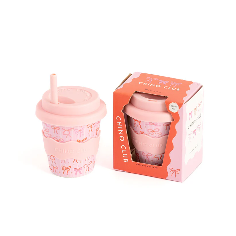 CHINO CLUB - BAMBOO BABY CHINO CUP | 4 OZ | BOWS