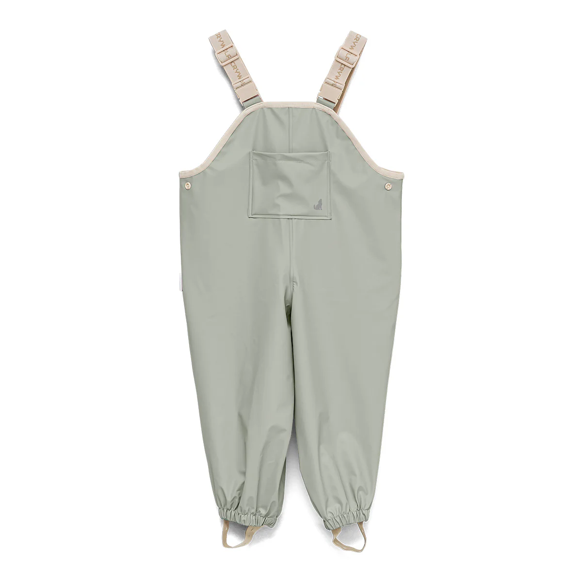 CRYWOLF - RAIN OVERALLS | MOSS | SIZE 5YR