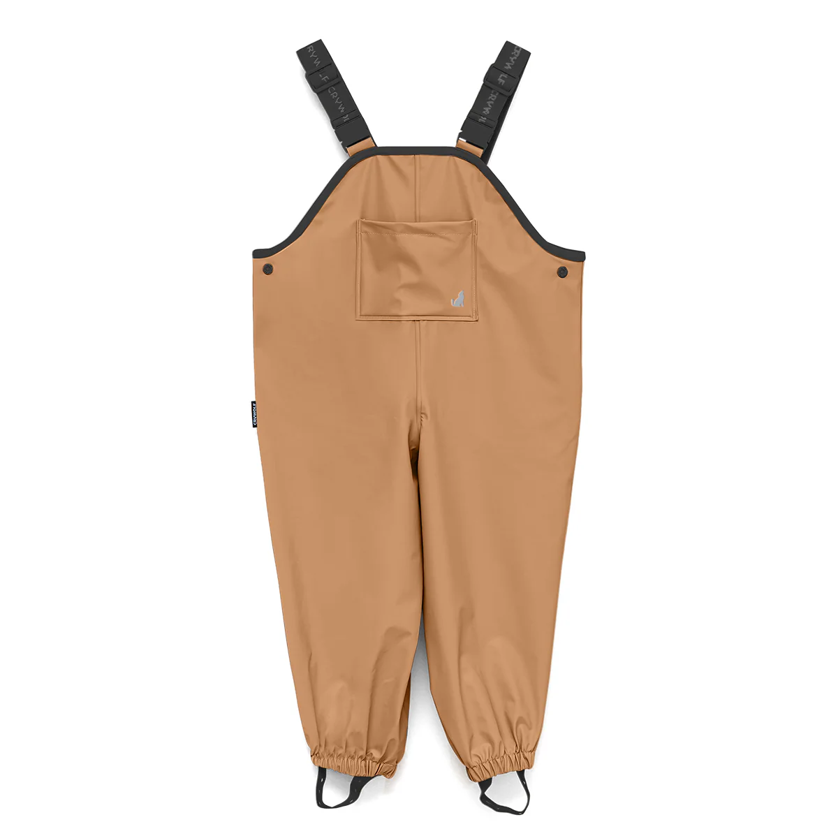 CRYWOLF - RAIN OVERALLS | TAN | SIZE 6YR