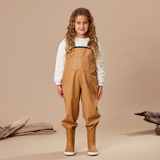 CRYWOLF - RAIN OVERALLS | TAN | SIZE 6YR