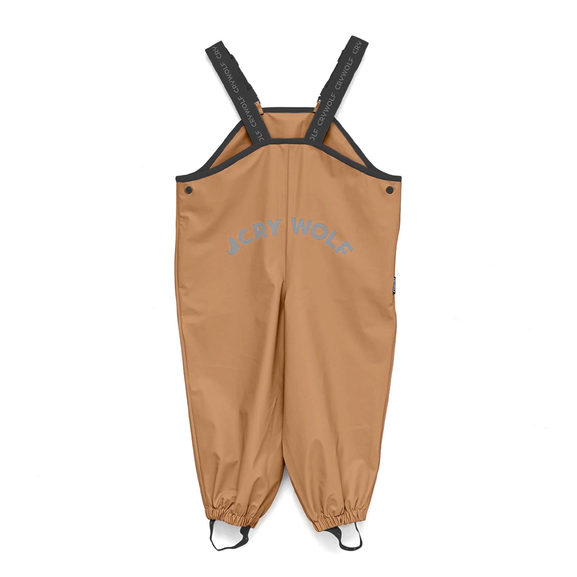 CRYWOLF - RAIN OVERALLS | TAN | SIZE 6YR