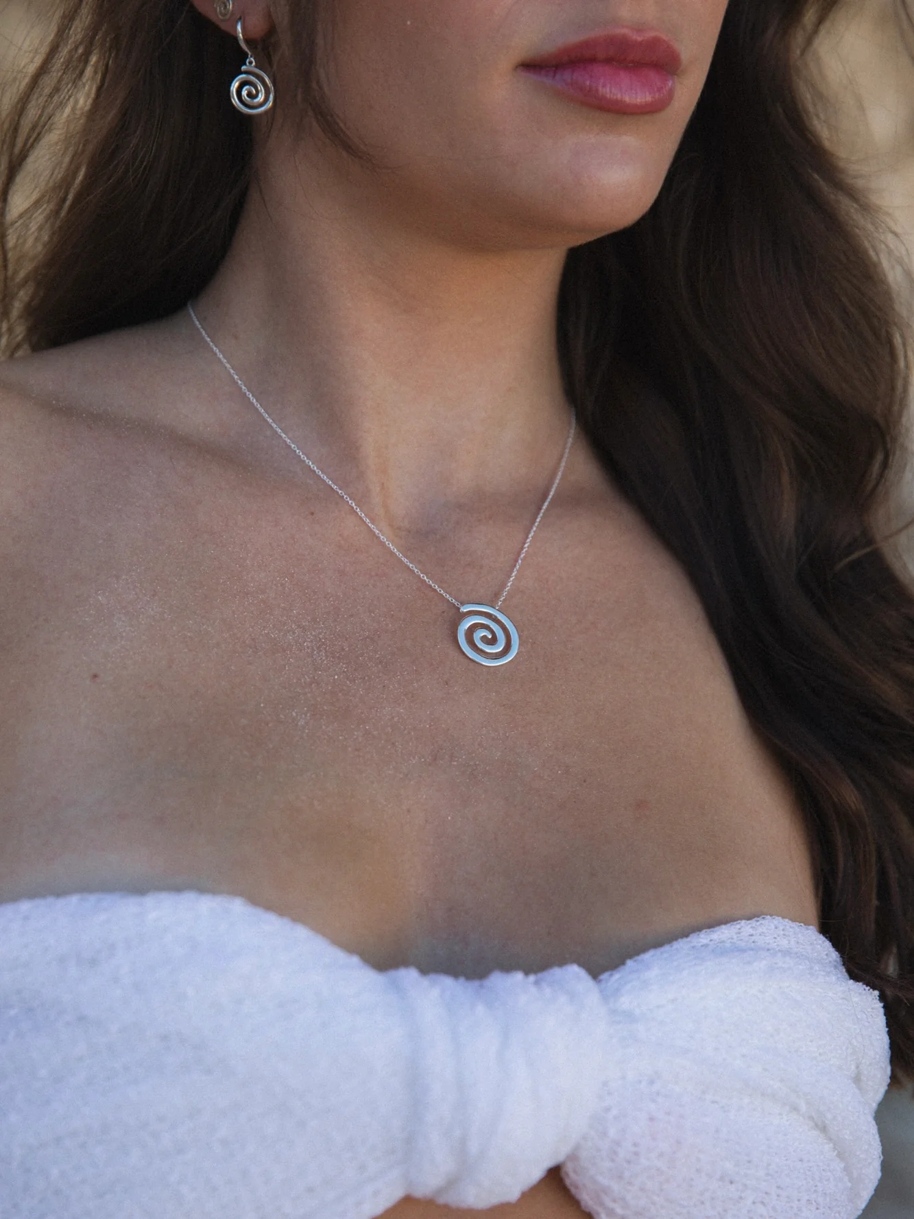MTL - ETERNA | SPIRAL NECKLACE | STERLING SILVER