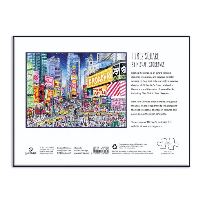 GALISON - TIMES SQUARE PUZZLE BY MICHAEL STORRINGS