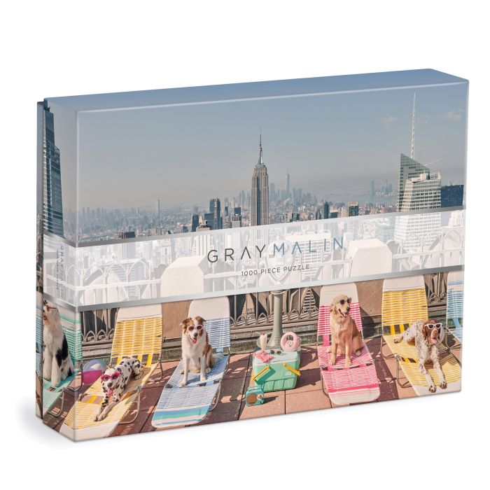 GALISON - GALISON GRAY MALIN THE DOGS OF NEW YORK CITY PUZZLE 1000PCS MULTI-COLOURED 21X5X21CM