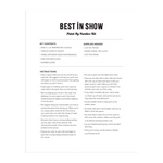 GALISON - BEST IN SHOW PAINT BY NUMBER KIT